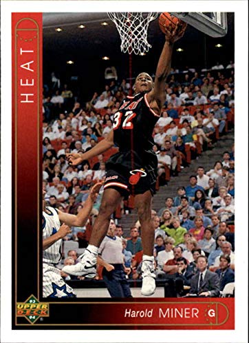 Amazon.com: 1993-94 Upper Deck #21 Harold Miner Miami Heat NBA